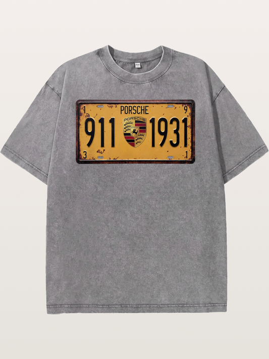 Porsche Crest Washed T-shirt