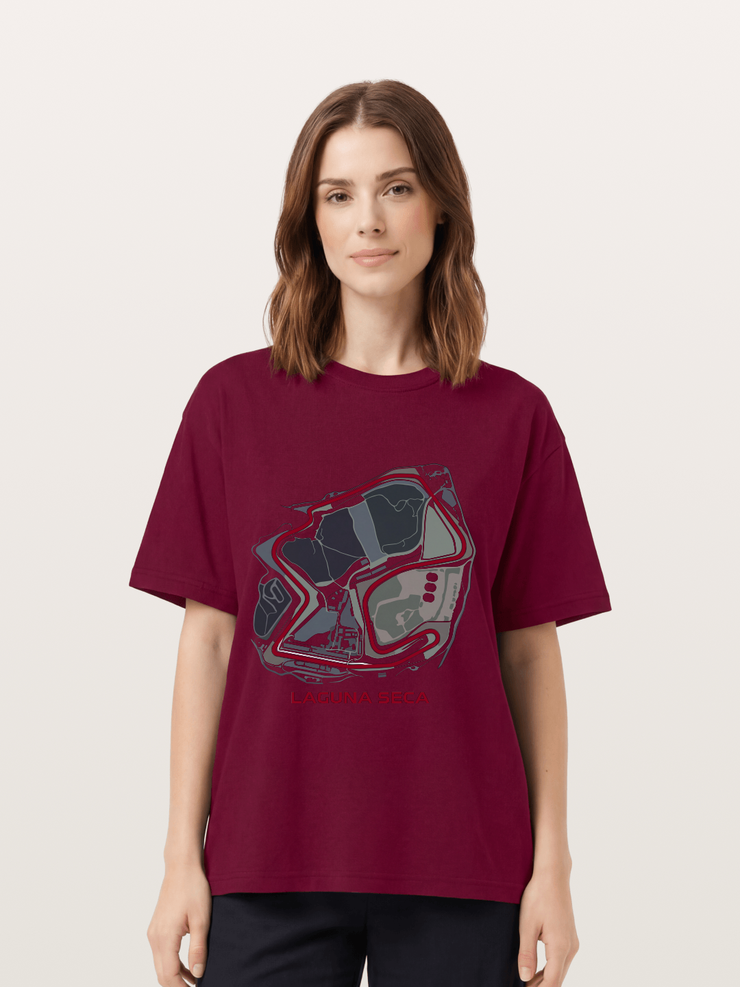 Laguna Seca Corkscrew Track Gildan T-shirt