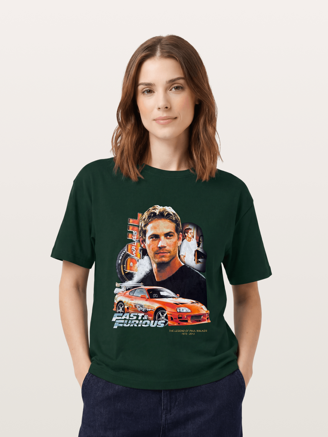 Orange Supra Fast & Furious Gildan T-shirt