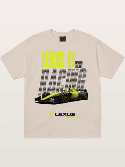 Lexus F1 Racing Bold Print Cotton T-shirt