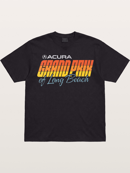 Sunset Grand Prix Typography Gildan T-shirt