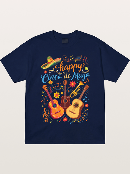 Mexican Guitar Trumpet Notes Gildan T-shirt