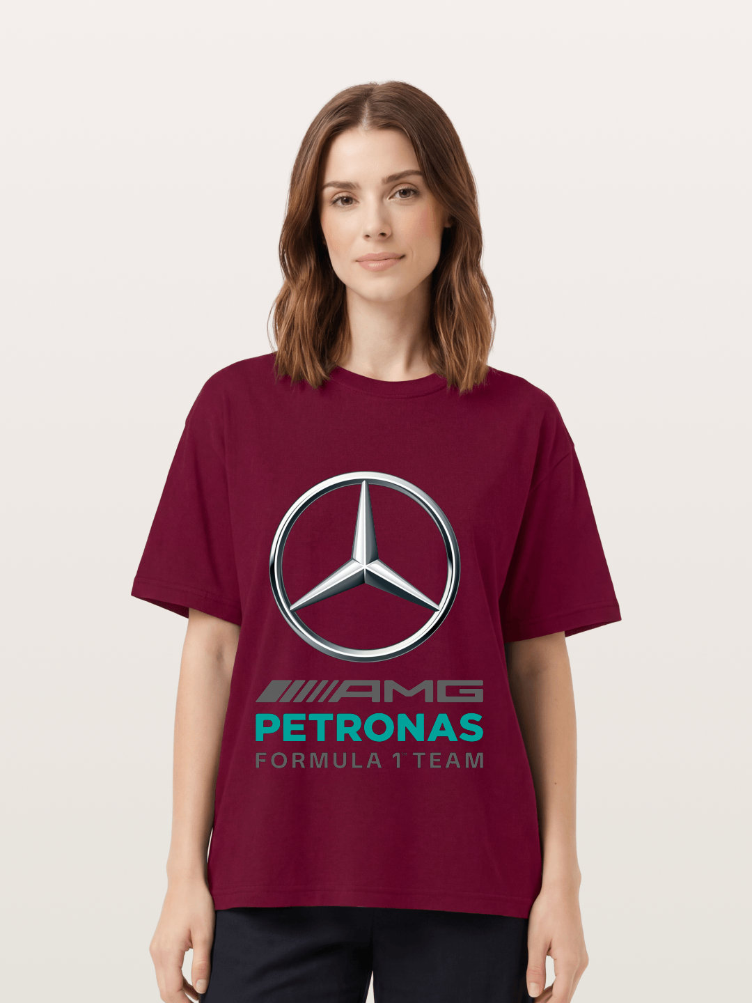 F1 Mercedes Petronas Team Logo Gildan T-shirt