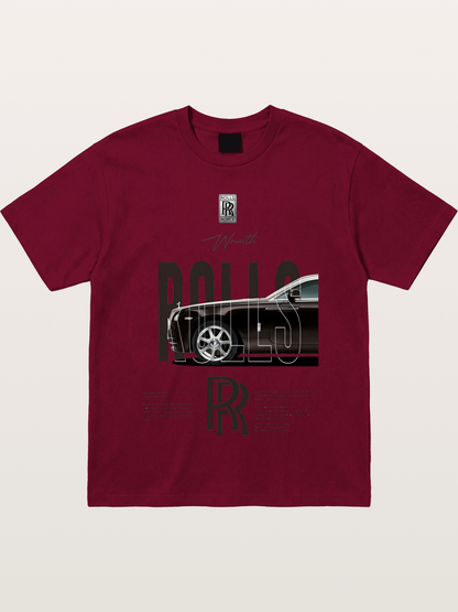 Rolls Royce Wraith Typography Gildan T-shirt