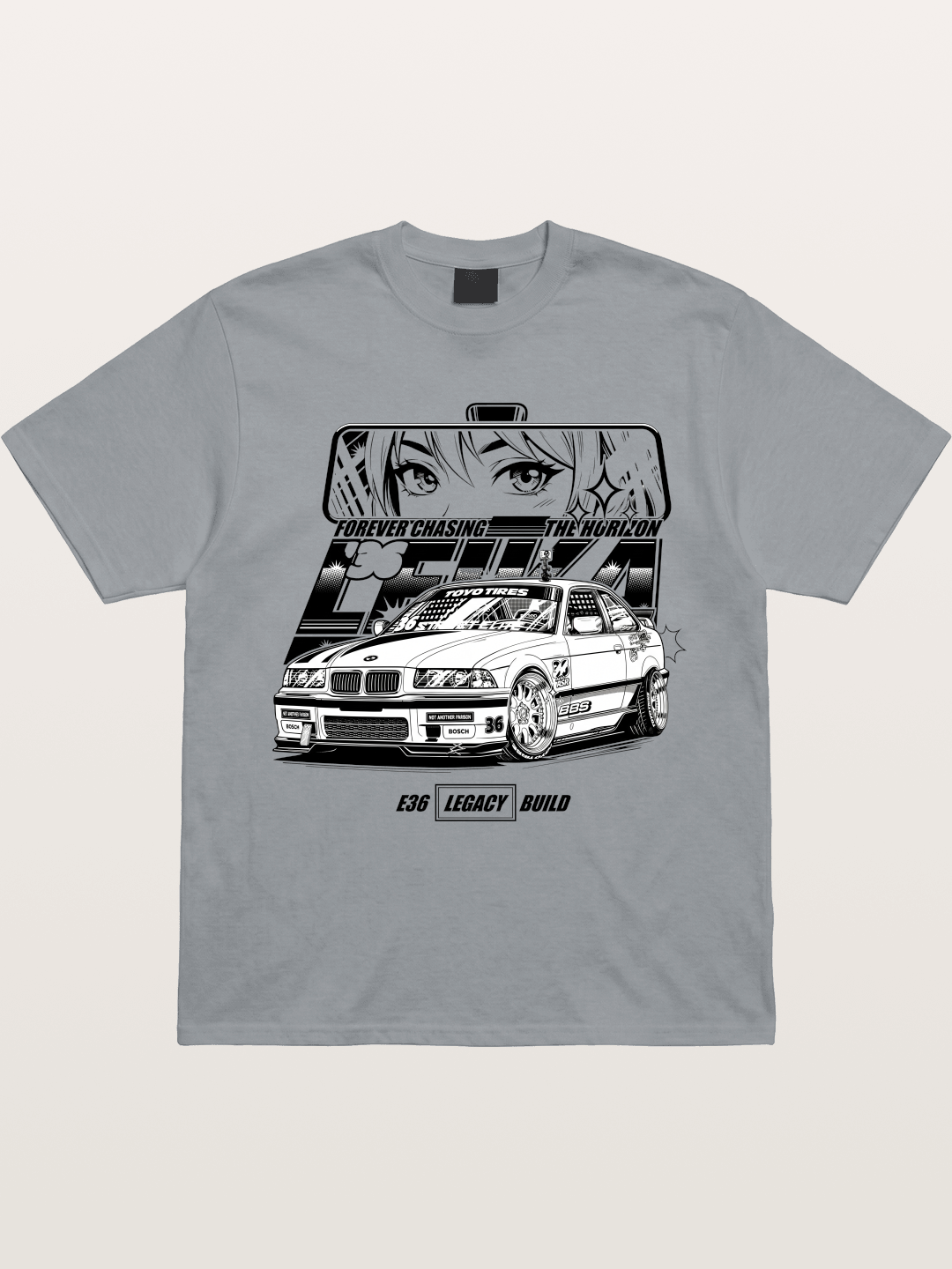 Vintage Race Car Gildan T-shirt
