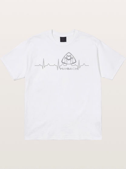 Maybach Heartbeat Crest Cotton T-shirt
