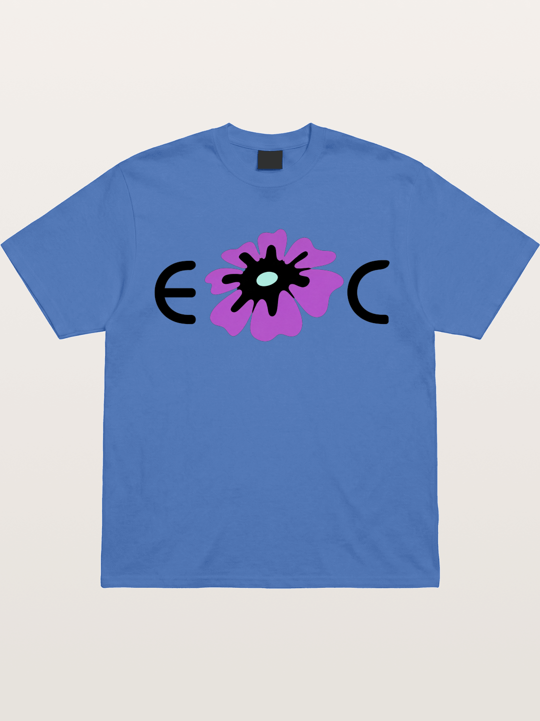 Purple EDC Daisy Silhouette Gildan T-shirt