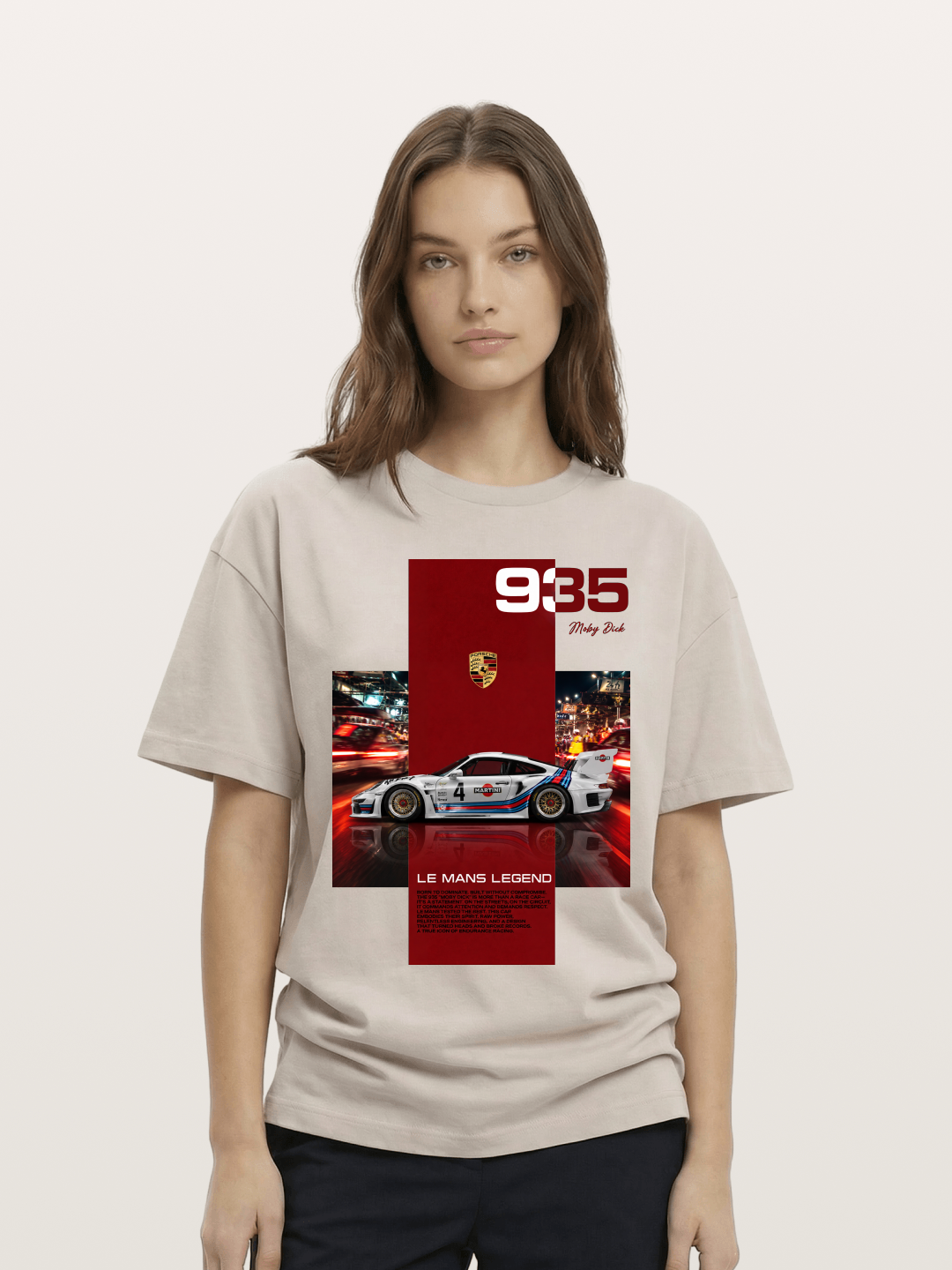 Porsche 935 Le Mans Legend Martini Cotton T-shirt