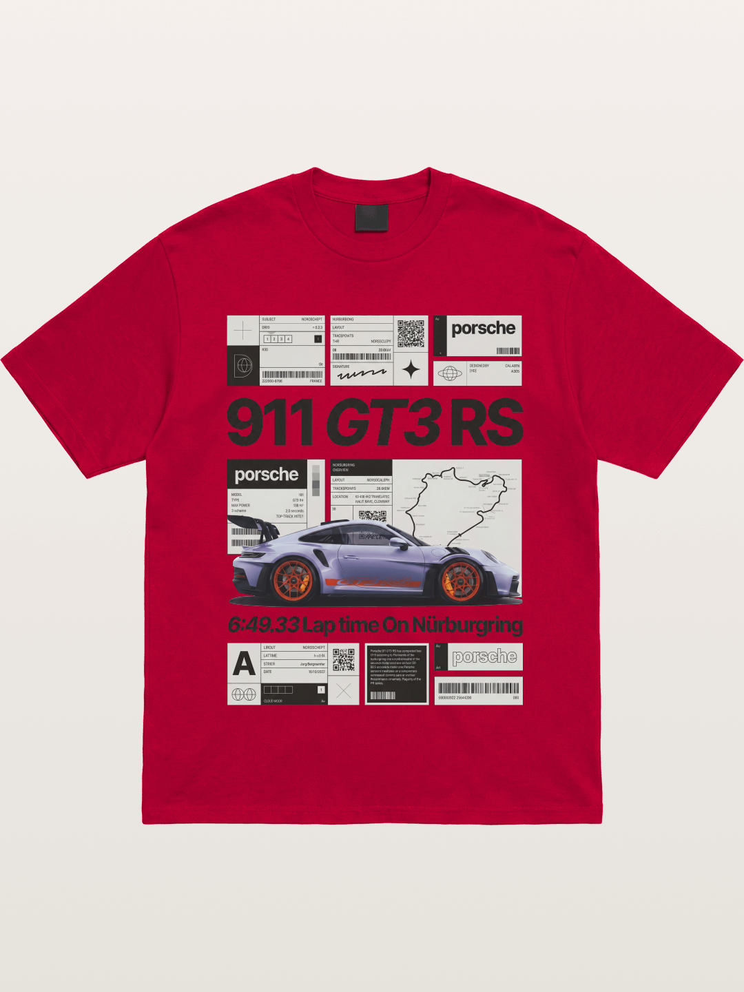 GT3 RS Poster Gildan T-shirt
