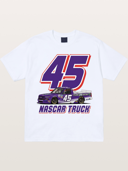 Purple 45 Racer Gildan T-shirt