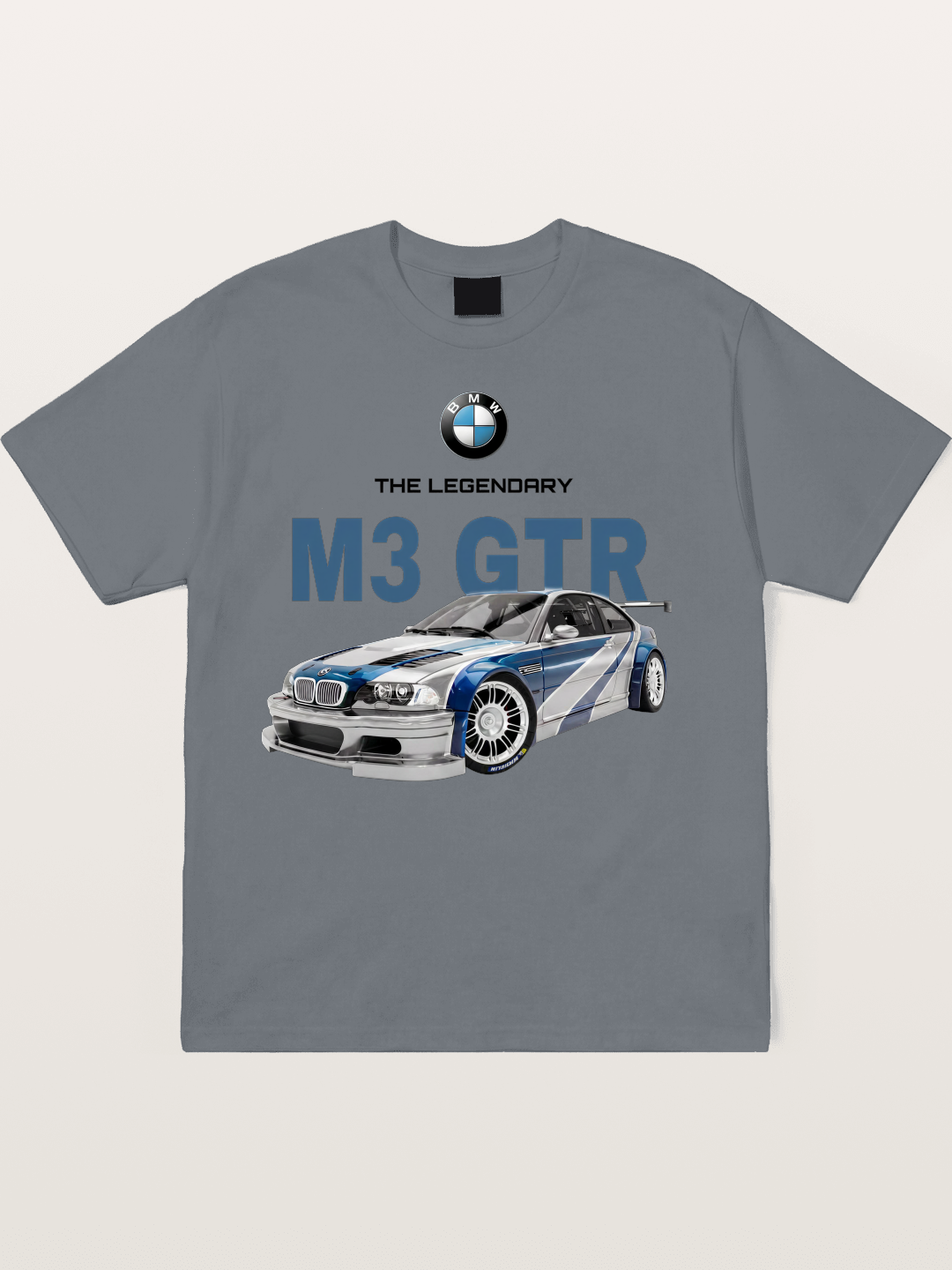 BMW M3 GTR Legend Print Cotton T-shirt