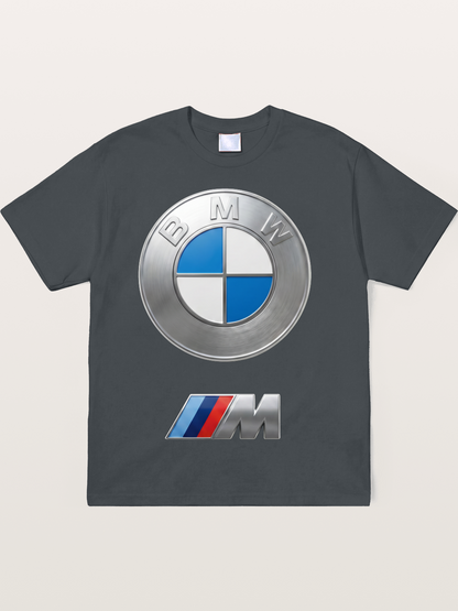 BMW M Series Metal Emblem Soft-Stay T-shirt