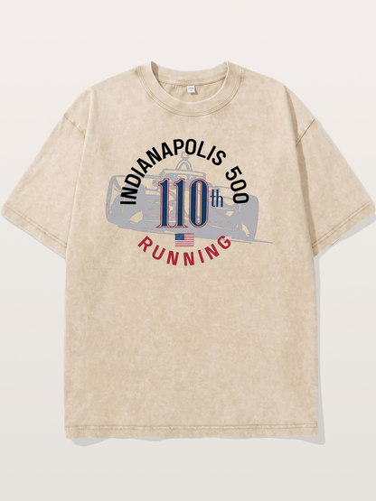 Indy 500 110th Anniversary Emblem Washed T-shirt