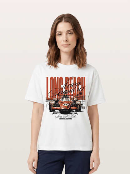 Long Beach Grand Prix Art Cotton T-shirt