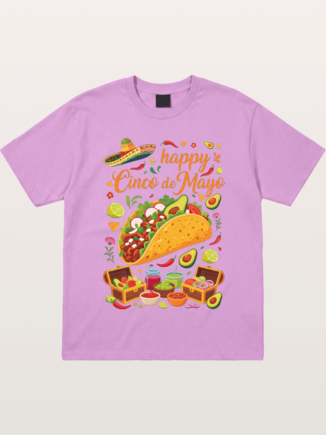 Cinco de Mayo Giant Taco Feast Gildan T-shirt