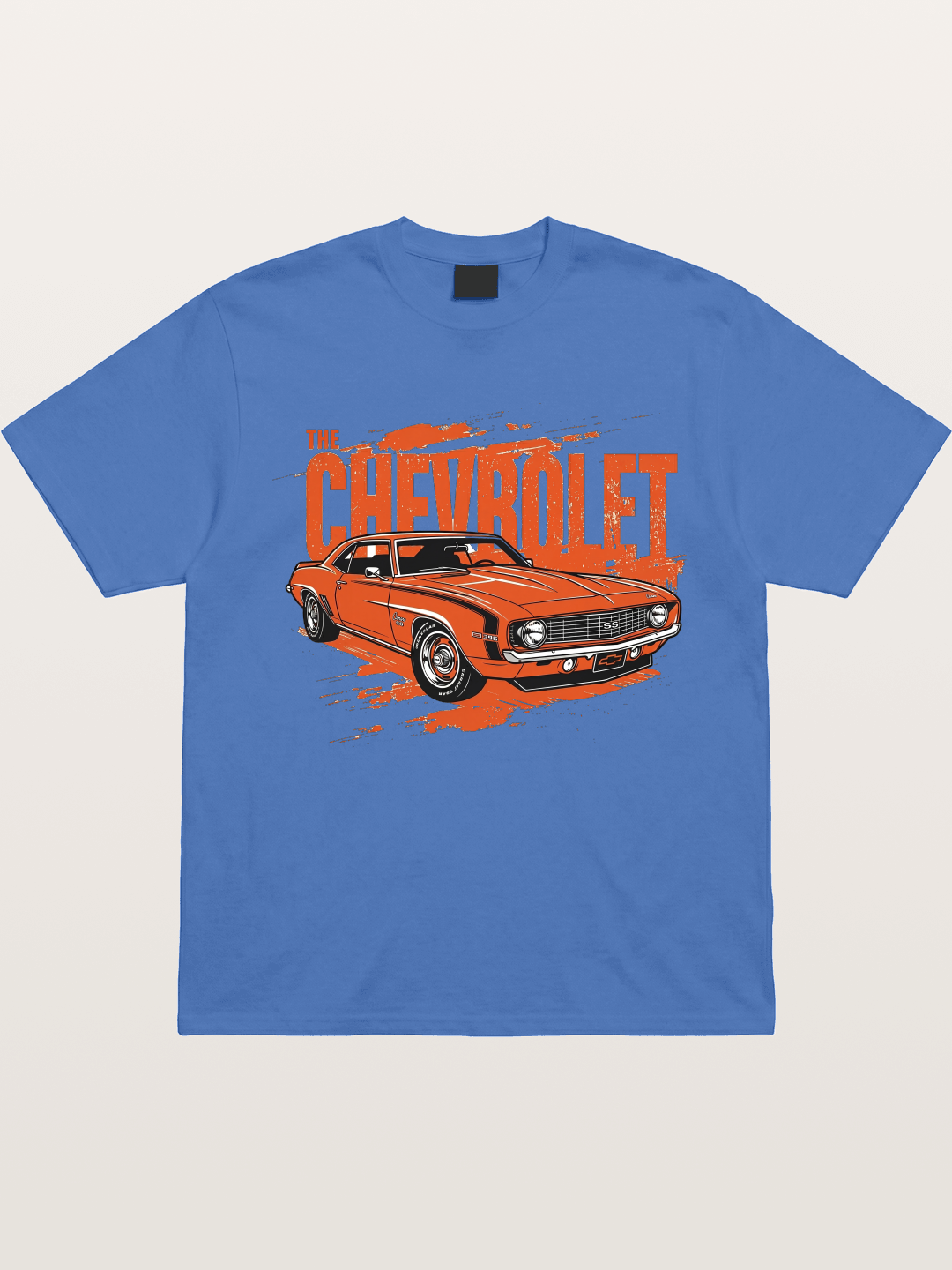 Orange Classic American Car Gildan T-shirt