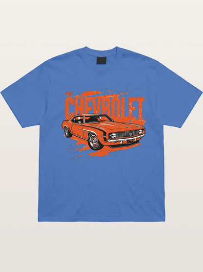 Orange Classic American Car Gildan T-shirt