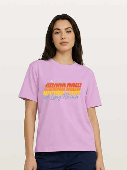 Sunset Grand Prix Typography Gildan T-shirt