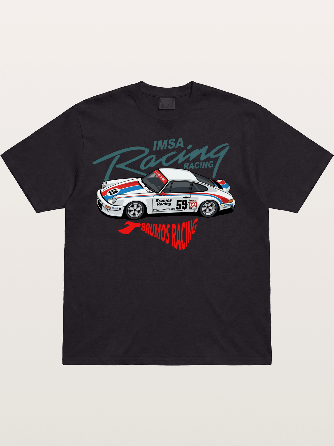 IMSA Track Map Cotton T-shirt