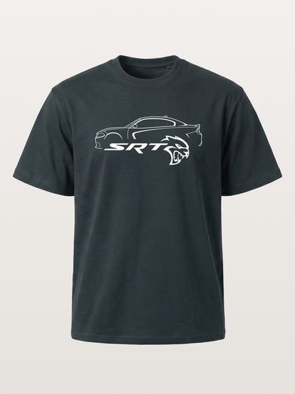 SRT Hellcat Side Silhouette Art Gildan T-shirt
