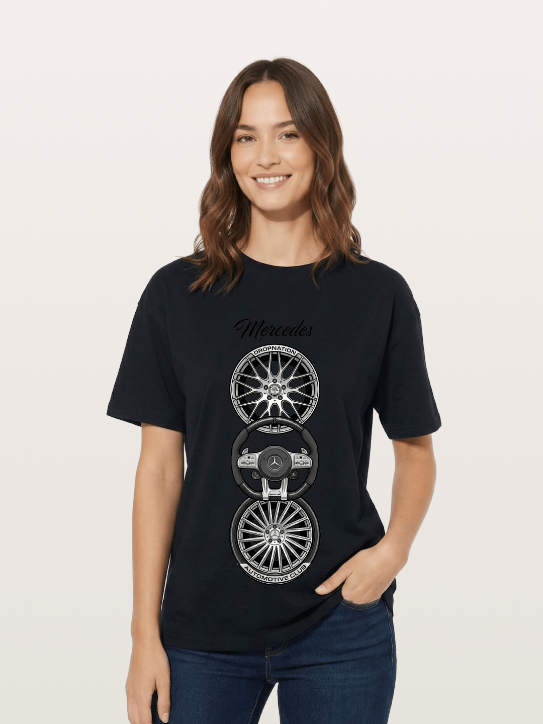 Wheel Stack Cotton T-shirt