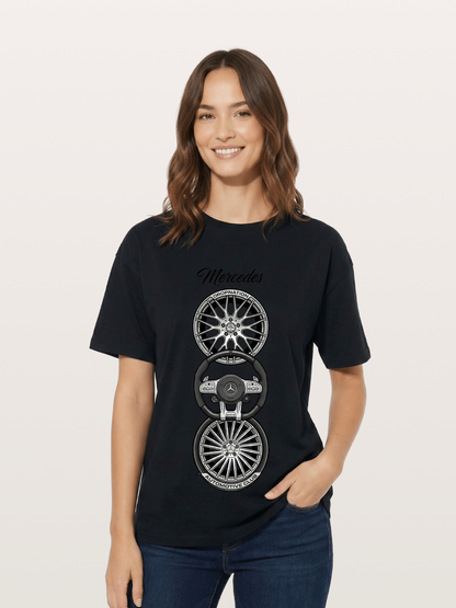 Wheel Stack Cotton T-shirt