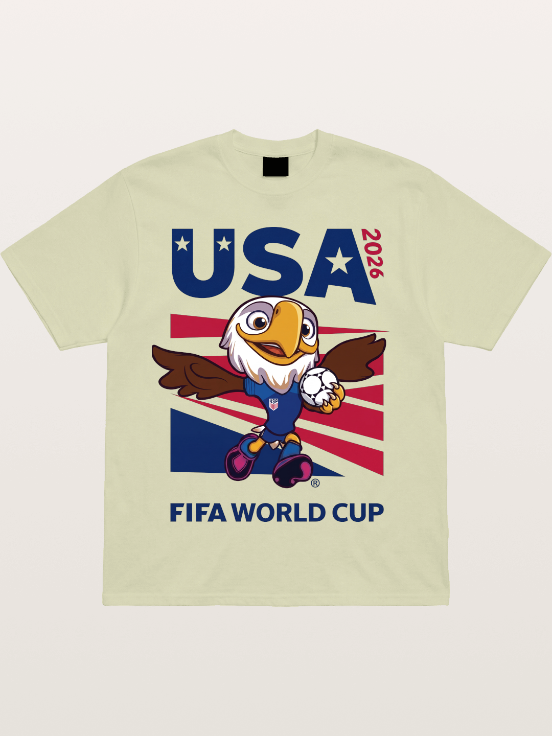 USA Eagle Mascot World Cup Cotton T-shirt