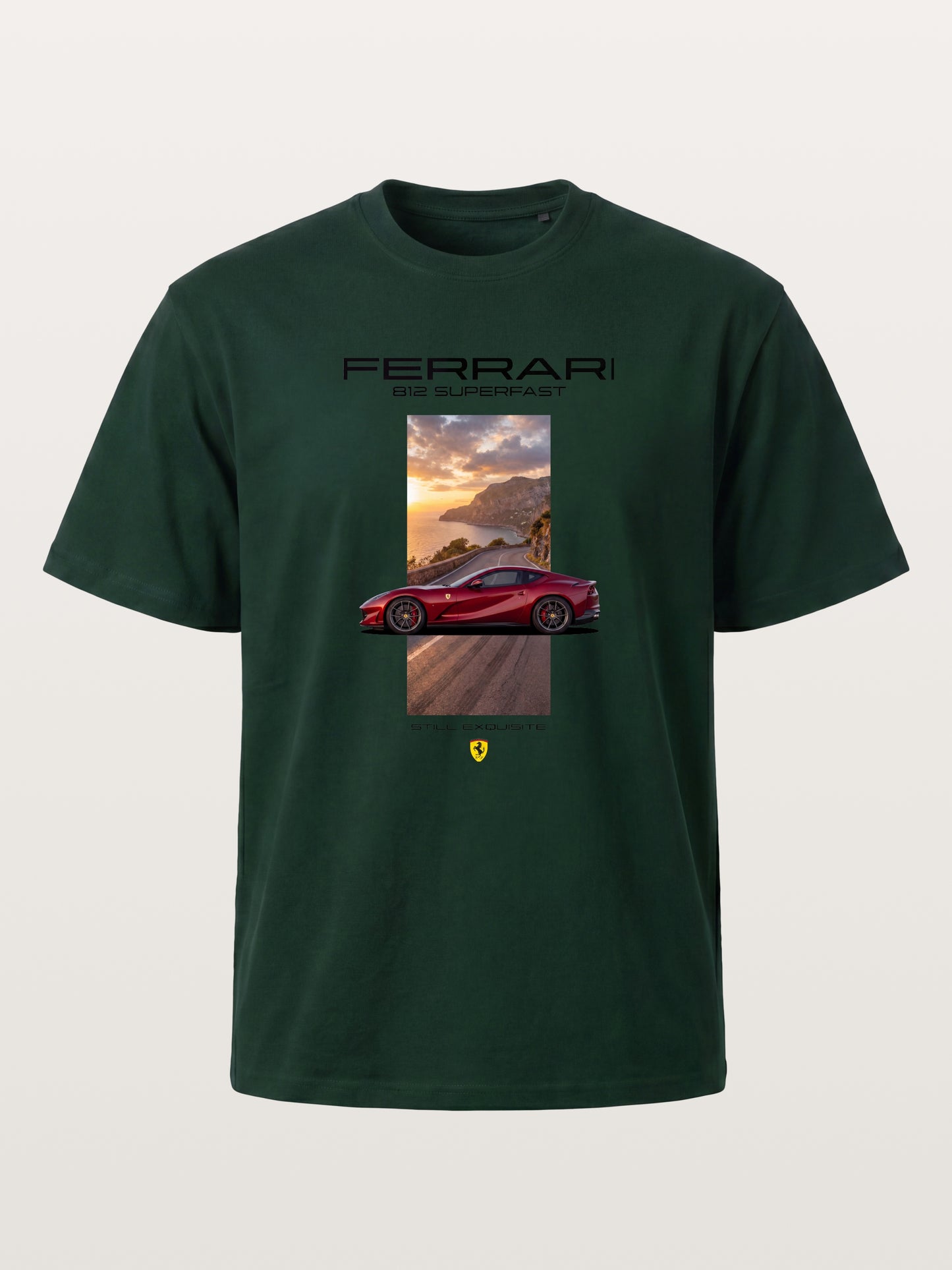 Ferrari 812 Tuscan Road Print Gildan T-shirt