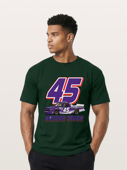 Purple 45 Racer Gildan T-shirt