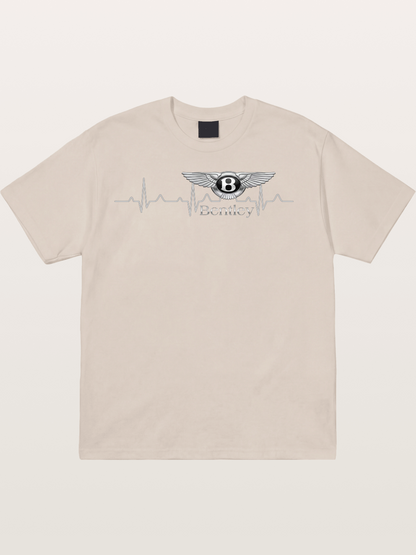 Bentley Heartbeat Crest Cotton T-shirt