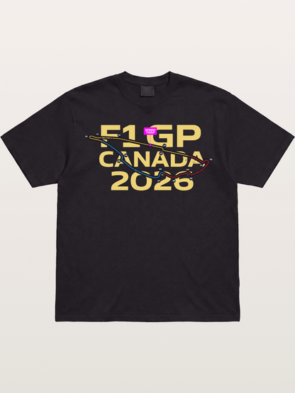 F1 Canada 2026 Track Map Gildan T-shirt