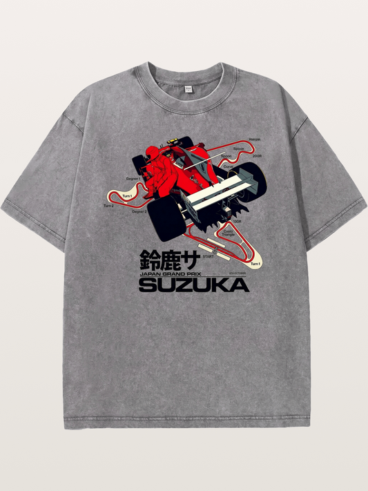 Track Art Washed T-shirt