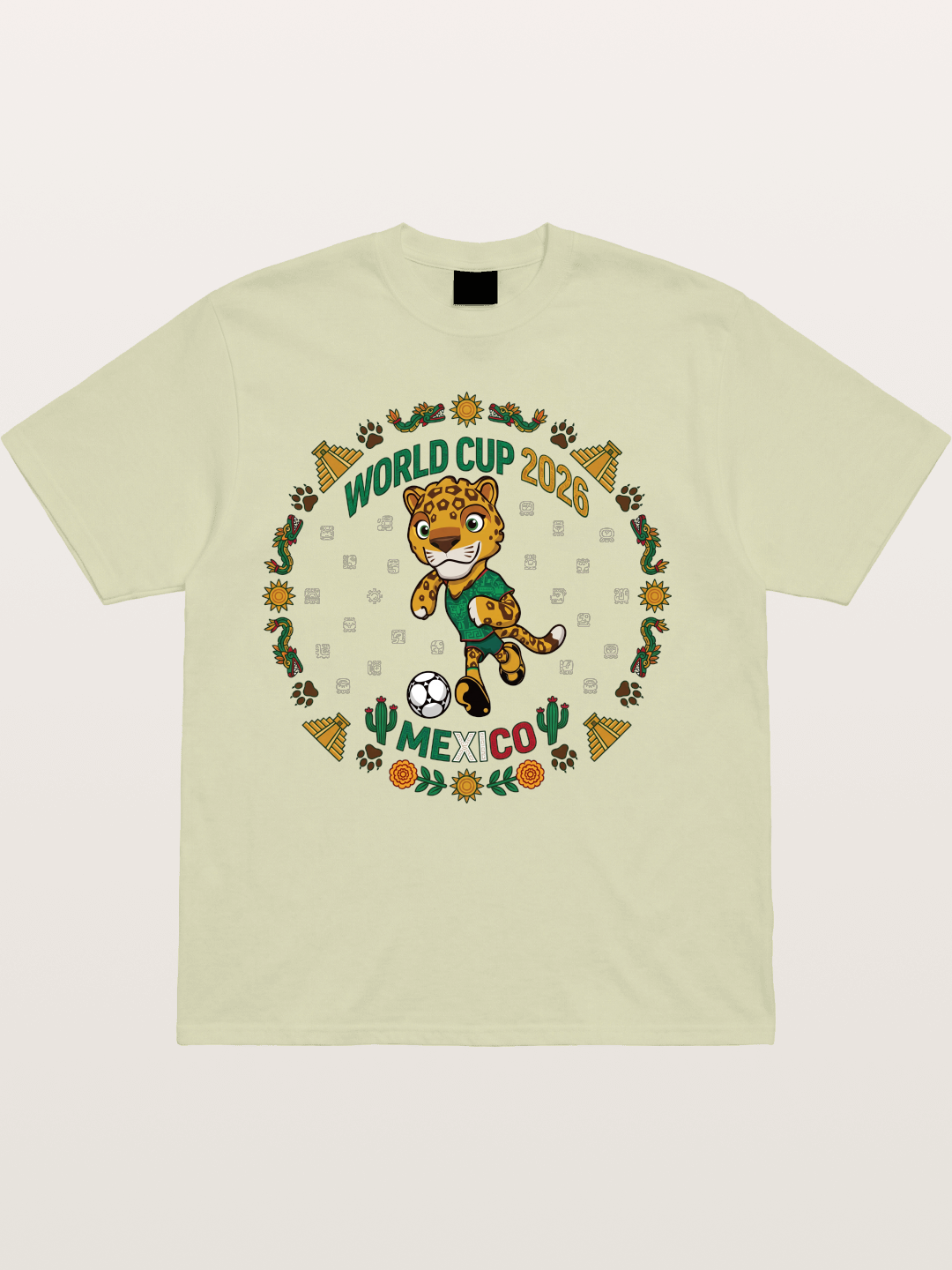 Mexico 2026 World Cup Mascot Cotton T-shirt