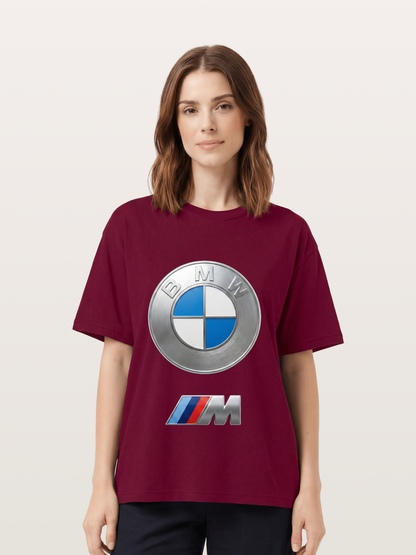 BMW M Series Metal Emblem Gildan T-shirt