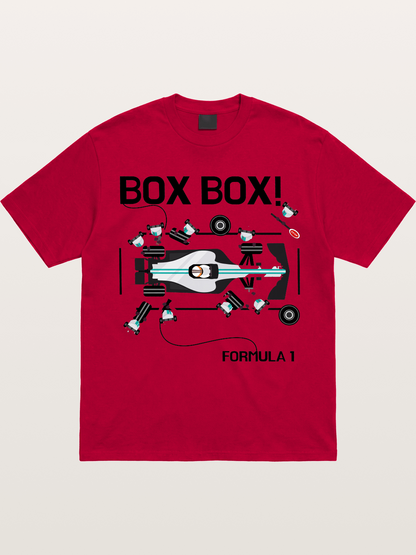 F1 Box Box Pit Stop Graphic Gildan T-shirt