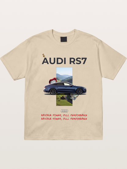 Audi RS7 Surreal Collage Art Gildan T-shirt