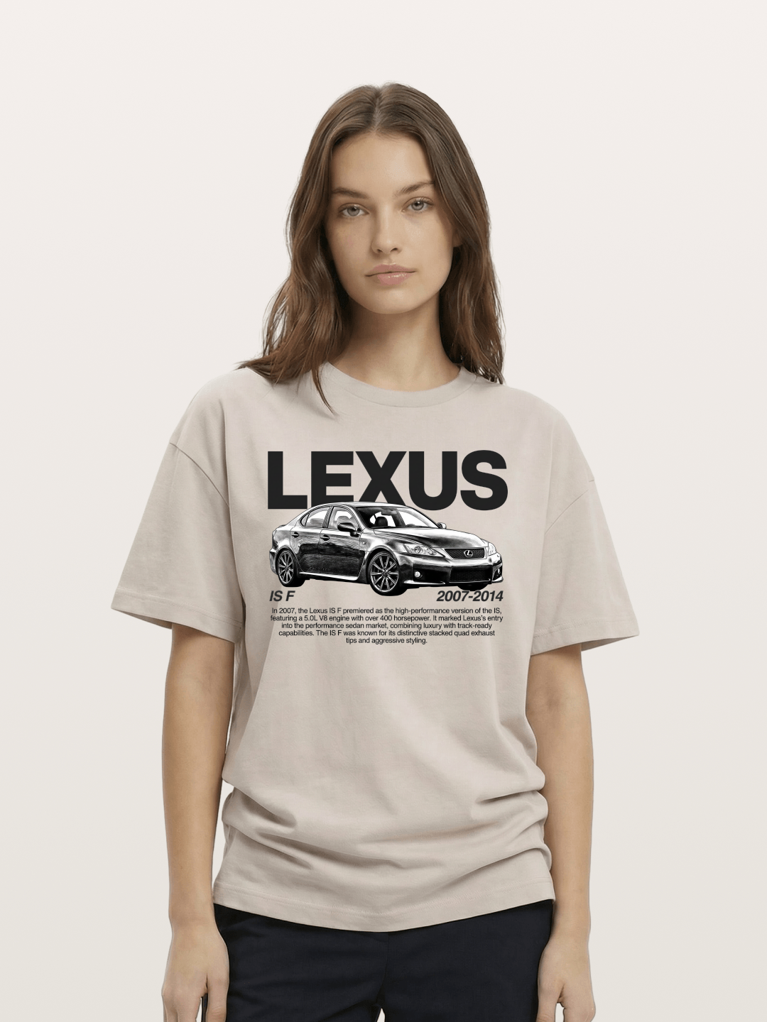 Lexus IS F 2007-2014 Print Cotton T-shirt
