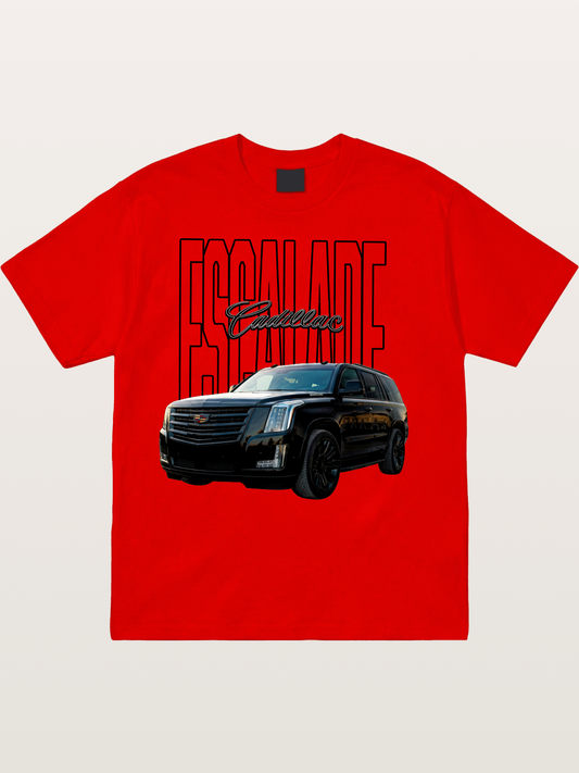 Cadillac SUV Modern Line Art Cotton T-shirt