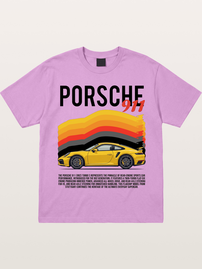 Yellow 911 Supercar Gildan T-shirt