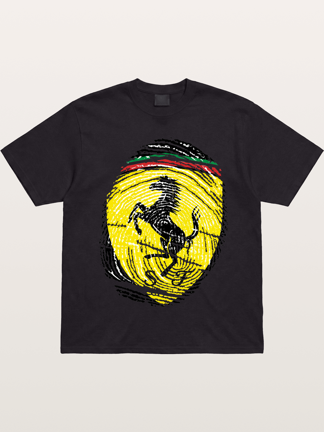 Ferrari Fingerprint Logo Gildan T-shirt