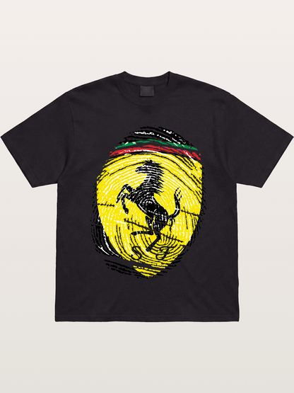 Ferrari Fingerprint Logo Gildan T-shirt