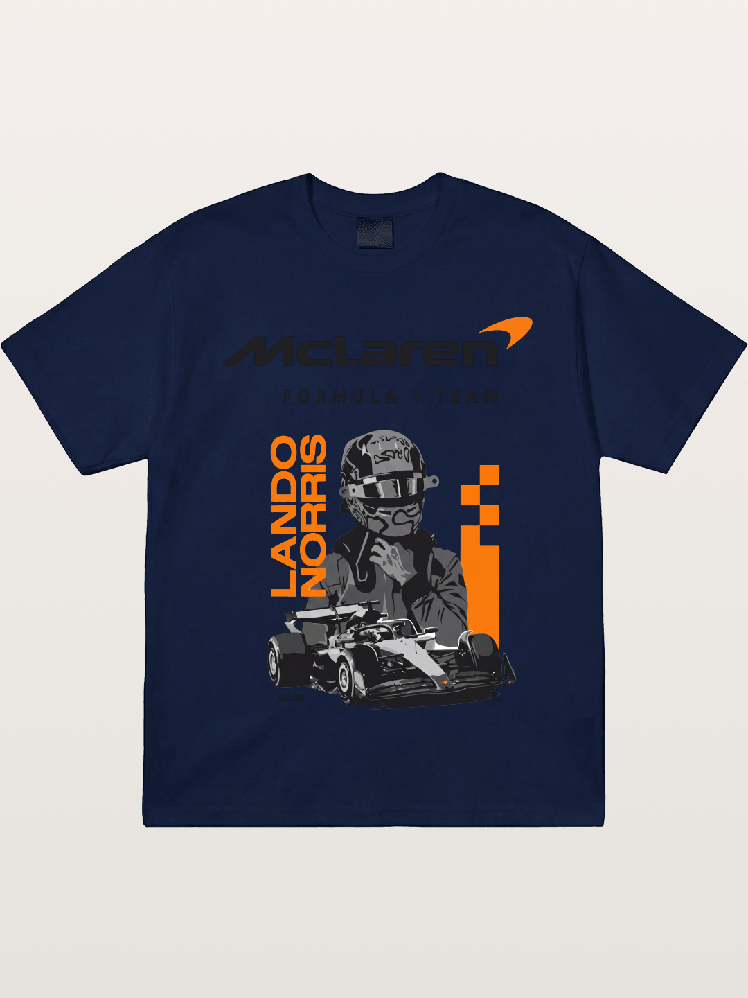 Lando Norris McLaren Portrait Gildan T-shirt