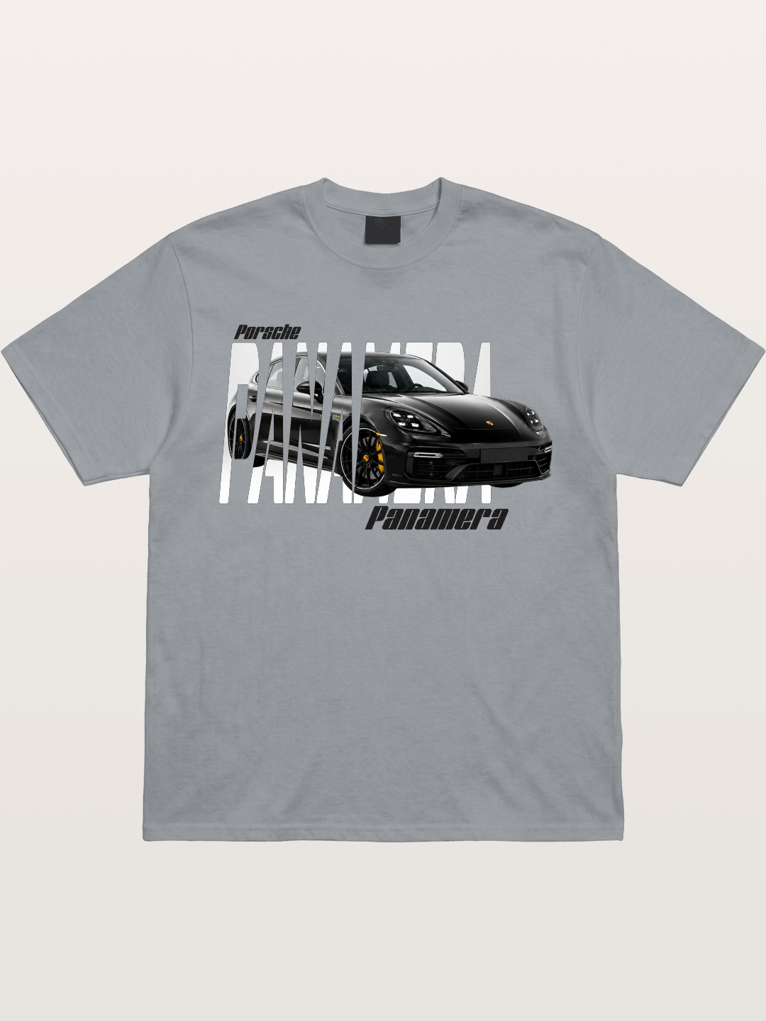 Porsche Panamera Typography Print Gildan T-shirt