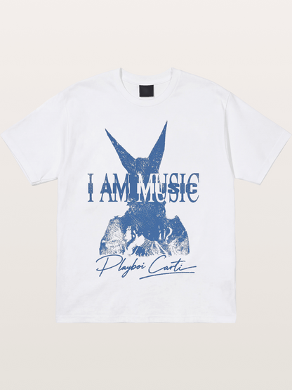 Playboi Carti I Am Music Print Cotton T-shirt