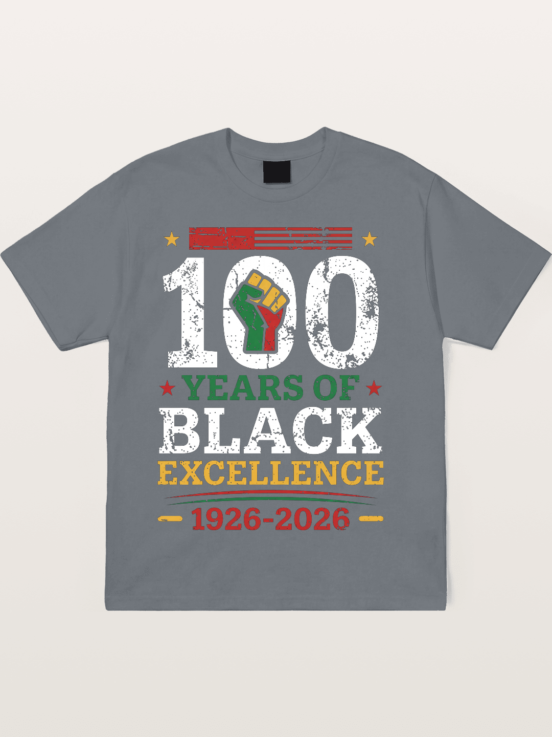 Juneteenth Centennial Excellence Tribute Cotton T-shirt
