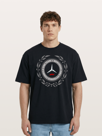 Silver Arrows One Team Logo Cotton T-shirt