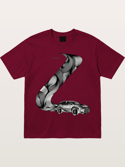 Lexus Wave Line Art Graphic Gildan T-shirt