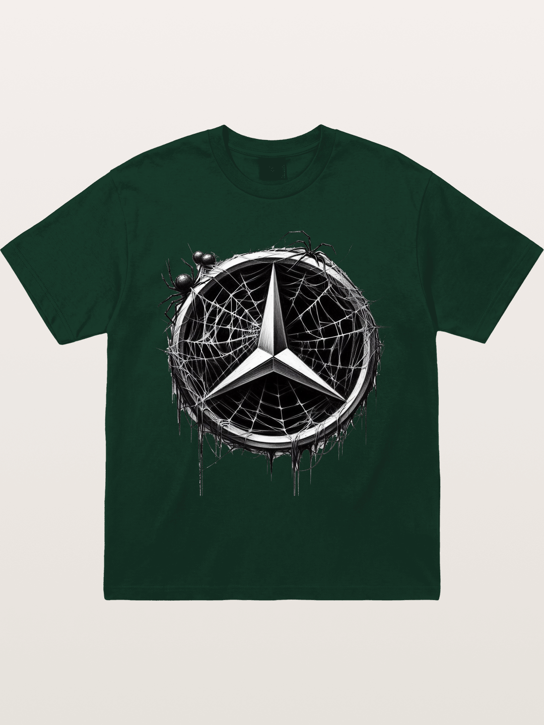 Mercedes Spider Web Logo Art Gildan T-shirt