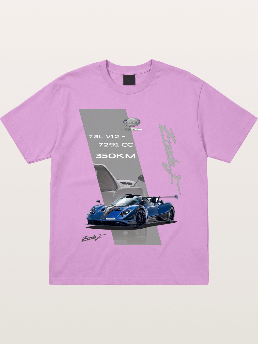 Pagani Zonda Technical Print Gildan T-shirt
