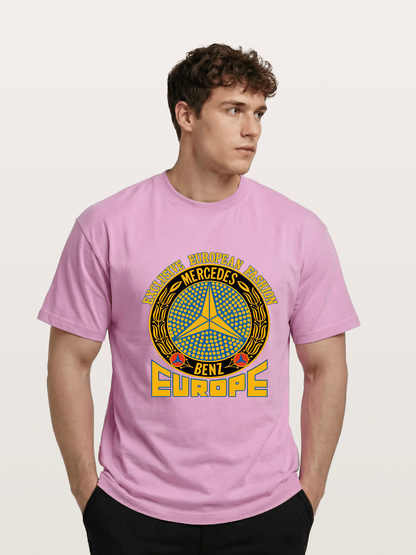 European Fashion Mercedes Print Gildan T-shirt